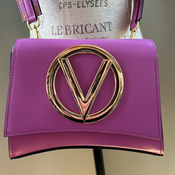 Valentino logo lavender crossbody w/dust bag NWT - Picture 7 of 16